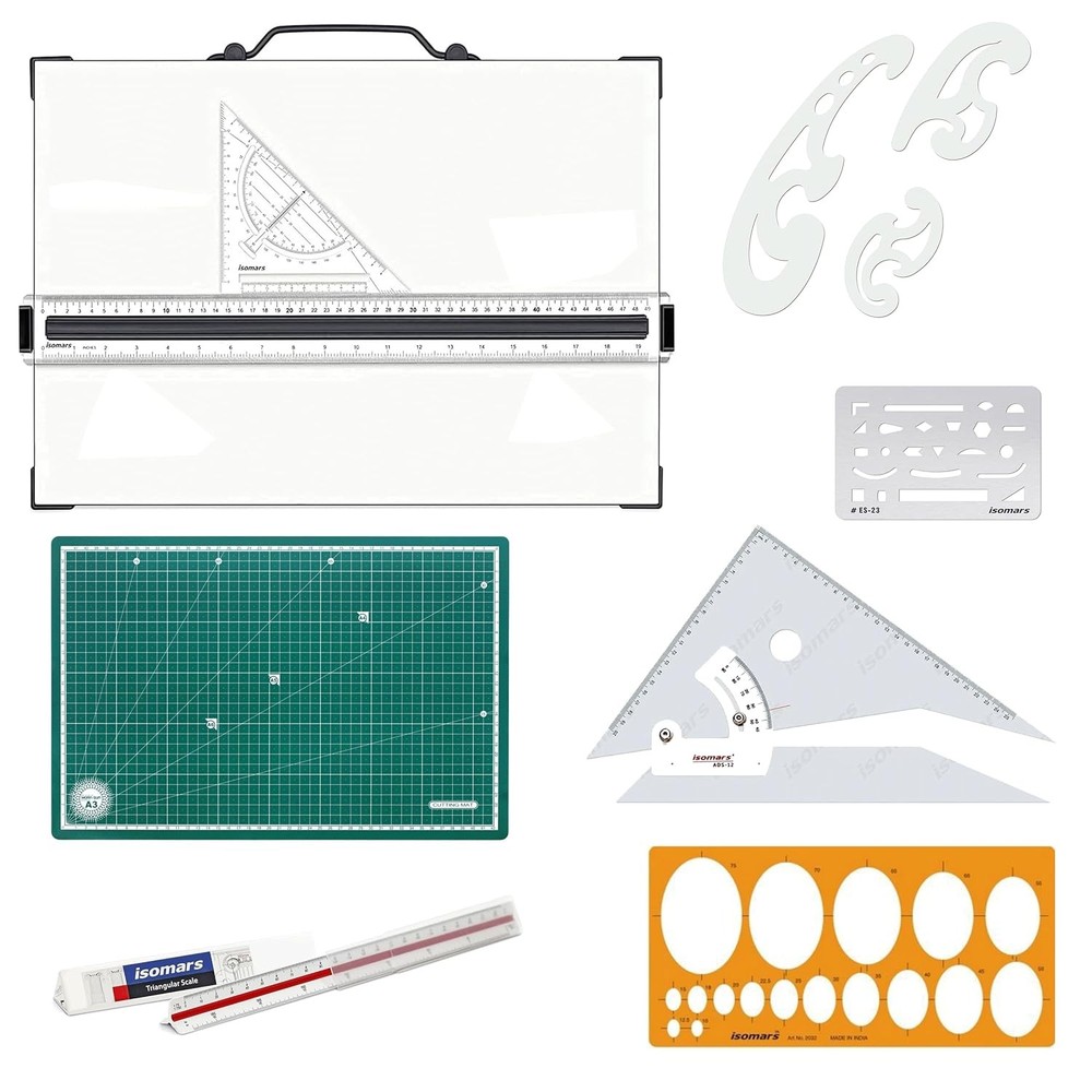 Architect Kit A2 Drafting Board Cutting Mat Scale Templates