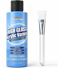 Clear Acrylic Paint Sealer, High Gloss Varnish for Painting &
