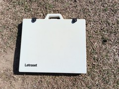 Vintage Letraset marker storage case / organizer
