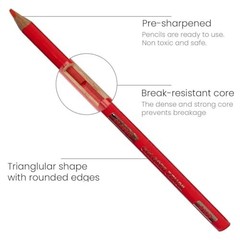 48 Colored Pencils Set – Soft, Highly Pigmented Wax-Based Art Supplies for Teens