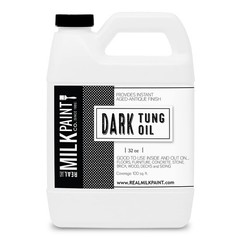 Real Milk Paint, Dark Tung Oil for Wood Finishing, Cutting Boards, Outdoor Furni
