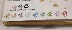 Metallic Color Brush Pens-Set Of 9 WaterBased Ink- Non Toxic- Acid Free- New