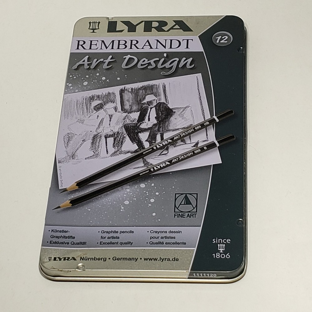 Set of 12 LYRA Rembrandt Art Design Pencils