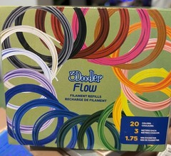 3Doodler Flow Filament Refills. 20 Colors, BRAND NEW IN ORIGINAL BOX.