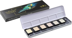 , Artist Pearlescent, F5600, Watercolor Paint, Assorted Pearlescent Colors – 24