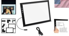 Professional A4 LED Light Pad – Lock Feature & Even Illumination for Tracing