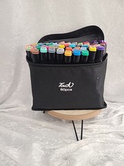 Touch 80pcs Permanent Art Sketch Drawing Marker Set , Alcohol Markers