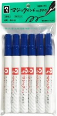 Teranishi Chemical M500-T1-6P Magic ink No.500 6pcs black Refillable JAPAN