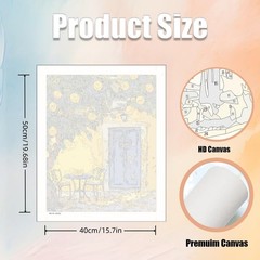 5DDIYART Lemon Fruit Paint by Numbers for Adults 16×20 inches, PB139-1