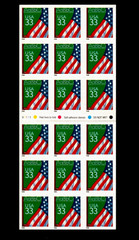 1999 Convertible Booklet Pane 3283! MNH Flag Over Chalkboard! BV $24.50, School
