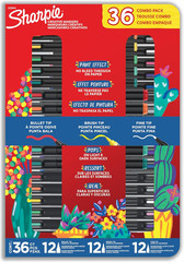 Creative Markers Variety Pack, Water-Based Acrylic Paint Markers, Assorted Tips