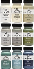 FolkArt Home Décor Chalk Finish Paint Set (2 18 Fl Oz (Pack of 1), Natural