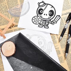 100 Sheets 9×13 Inch Carbon Transfer Paper for Art and Craft Projects