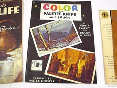 WALTER FOSTER DRAWING SIMPLIFIED COLOR PALETTE KNIFE LEON FRANKS JON GNAGY MIX