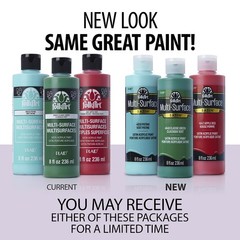 Multi-Surface Acrylic Craft Paint 8 oz Metallic Charcoal Black Art Supply