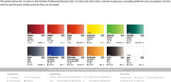 Professional Korean Color 20Ml Tube 12 Colors Set – for Hanji and Mixed Media Cr