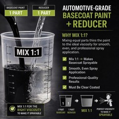 LiME LiNE Clear Automotive Basecoat Paint, Quart, Intercoat Binder, Carrier f…