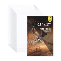 10-Pack 11 x 17 Inch Art-Print-Toploaders – Premium Art Print Topload Holders…