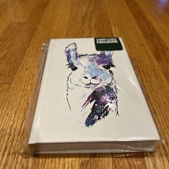 Llama Sketch Book Barnes & Noble Exclusive 72 Pgs Faux Leather Cover