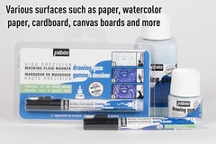 Pebeo Easy Peel Liquid Latex Masking Fluid – Drawing Gum 250 ml,