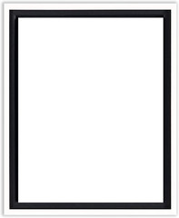 Illusions Floater Frame for 3/4″ Deep Canvases – 20X24 White – No Glass or Backi