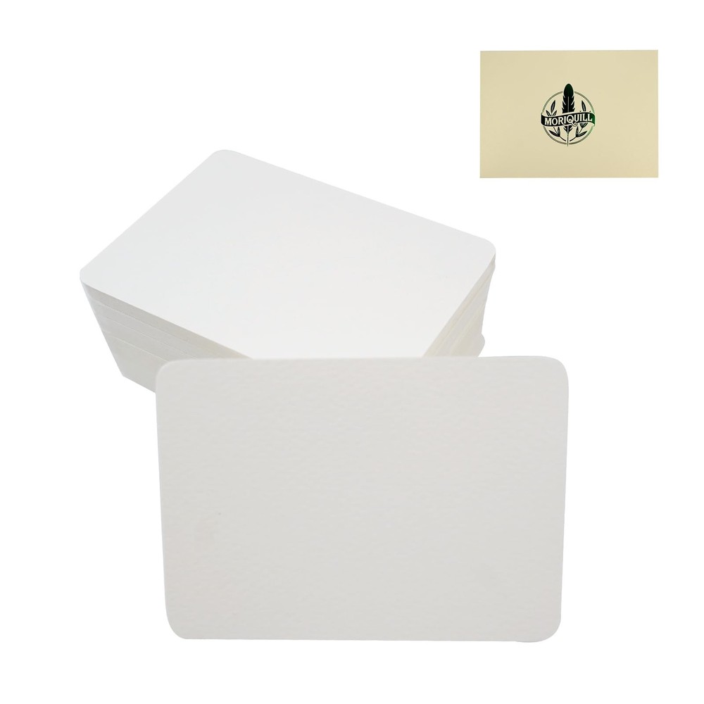 100 Sheets Watercolor Paper ATC Cards – 300gsm Cold Press, Close to 2.5 x 3.5…