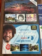 80s BOB ROSS – THE JOY OF PAINTING Book Lot of 2 & Happy Painter Catalogues