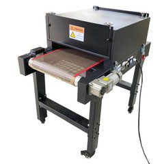 220V T-shirts Conveyor Tunnel Dryer 3.9ftx18.5in Belt for Silk Screen Printing
