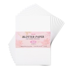 20 Sheets Flower Press Blotting Paper A4 Size Highly Absorbent for Herbarium DIY