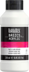 BASICS Matte Fluid Medium, 250Ml (8.4Oz) Bottle