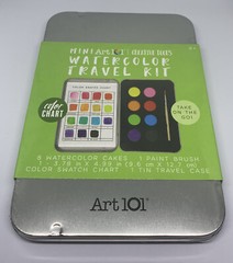 Mini Art 101 Travel Watercolor Travel Kit Creative Tools