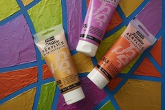 Studio Acrylics Iridescent Orange-Yellow Fine Acrylic Paint 100 ml Tube