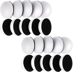 20 Mini Ink Blending Foam Pads – Round Domed Refills for Crafts & Painting