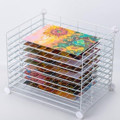 Art Drying Rack Removable Shelves ，Wall Art Drying Rack，Art Organizer for Kid…