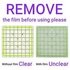 5 PCS 2.5/5/8.5/10/12 Inch Square Quilting Templates Ruler Acrylic Tool Set