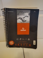 Canson 9 x 12 Sketchbook, Good Condition, Fairly Used, Open to Offers