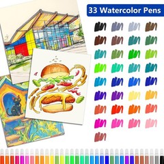 145PCS Blue Art Drawing Set Kit For Kids Children Teens Supplies Paint Pencil