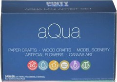 Pintyplus Aqua Spray Paint – Art Set of 8 Water Based 4.2oz Mini Spray Paint