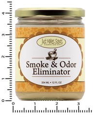 Smoke and Odor Eliminator Candle – Original Scent – Blended Soy 12 oz, Beige