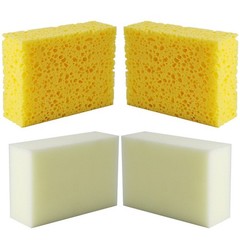 4Pcs Multi Color DIY Pottery Sponge Blocks Durable for Kids Art and Crafts