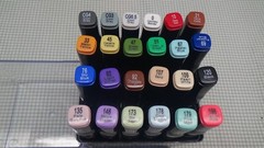 Studio Series Dual Tip Professional Grade Artist Alcohol Markers 24 Pack/Colors