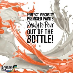 Pouring Masters Carrot Cake 32-Ounce (Quart) Acrylic Pouring Paint