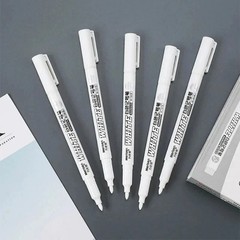 3PCS Waterproof Metal Marker Permanent White Paint for Metal Wood Fabric