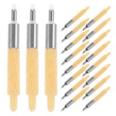 40Pcs Marker Pen Replacement Nibs Yellow 05Mm for Acrylic Painting and Crafts