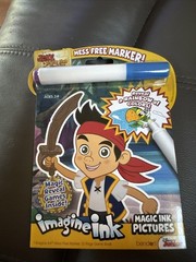 Imagine Ink Disney Junior Jake & Never Land Pirates Magic Ink Coloring Book NEW