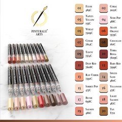 Acrylic Paint Markers Skin Tone Set 20 Fine Tip 0.7mm