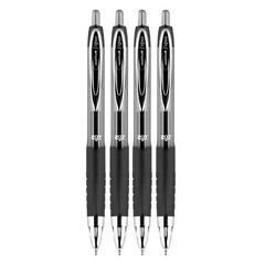 uni-ball 207 Retractable Fraud Prevention Gel Pens, Bold Point, 1.0 mm, BLACK
