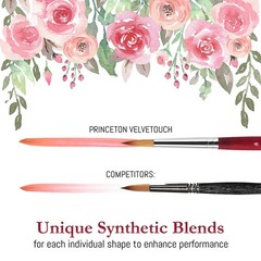 Velvetouch Series 3950 – 5pc Professional Paint Brushes for Acrylic Painting …