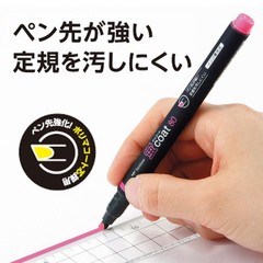 Tombow Highlighter Pen, Fluorescent Coat, Twin Type, 3 Colors, 10 Pens (WA-TC3C-