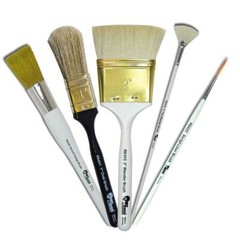 Bob Ross Landscape Series Oil Painting Natural Bristle Brushes – Assorted Types
